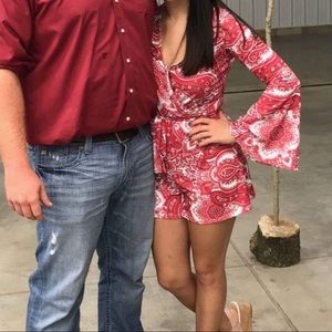 Boohoo romper - perfect for events!